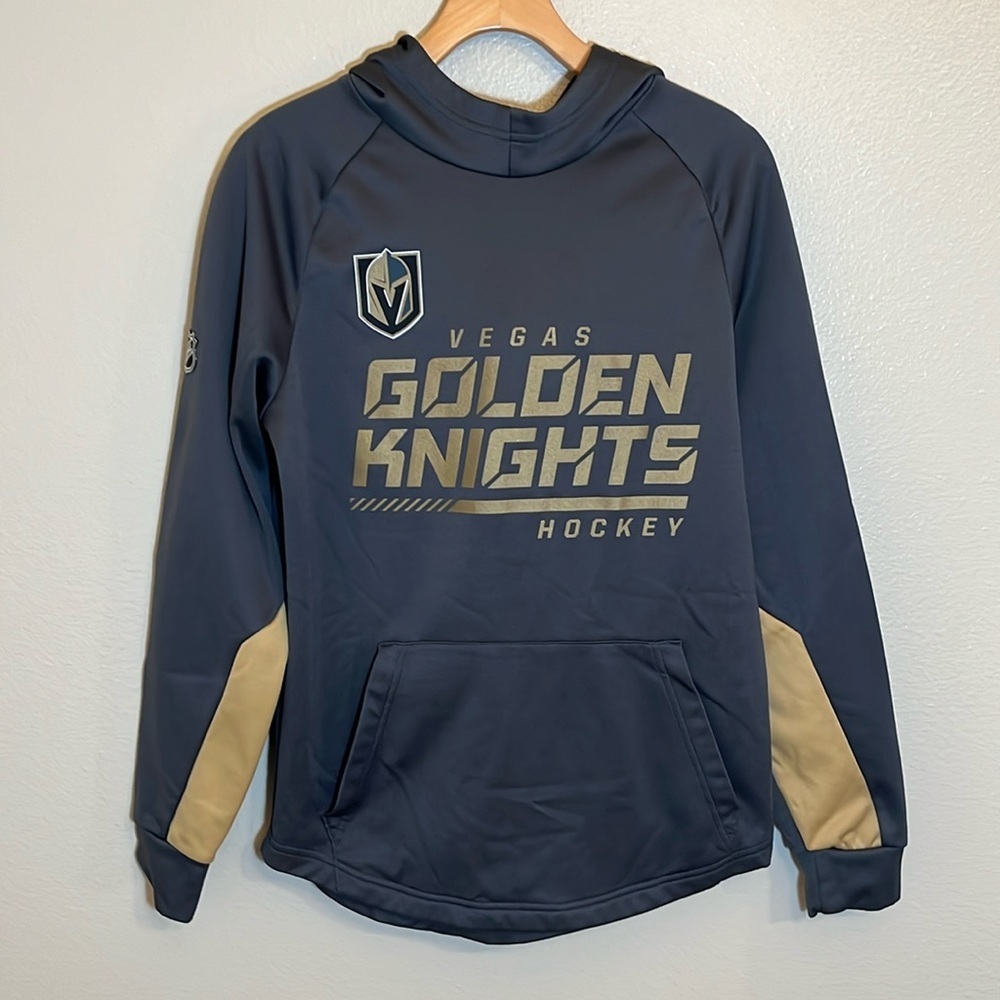 Fanatics Authentic Pro Vegas Golden Knights NHL Hockey Gray Hoodie Sweat…